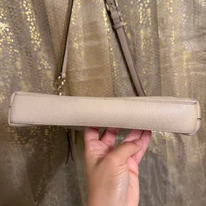 Kate Spade Pinky Beige Pebble Leather Crossbody Purse and Card Wallet Set thumbnail 10