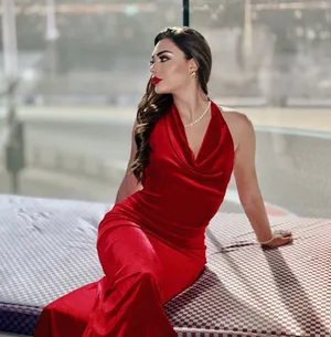 Zara dress maxi festive velour red halter party wedding Christmas thumbnail 5