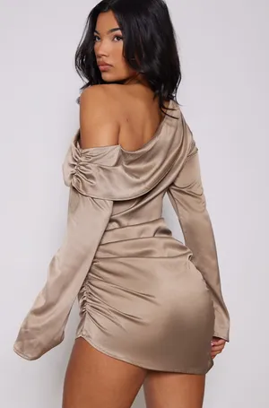 Pretty Little Thing Mini Satin Dress thumbnail 3