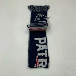 New England Patriots NFL Football FOCO Team Logo Acrylic Winter Scarf Scarve thumbnail 3