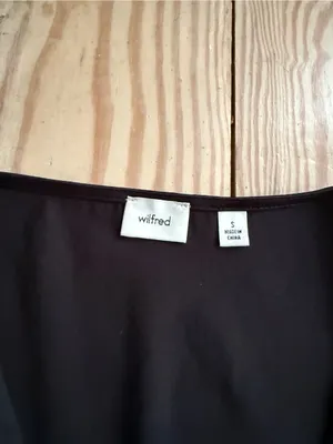 Wilfred Black Wrap Blouse S thumbnail 3