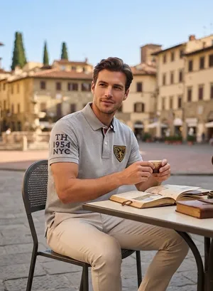 Tommy Hilfiger Men's 'TH 1954 NYC' Short Sleeve Polo Shirt thumbnail 2