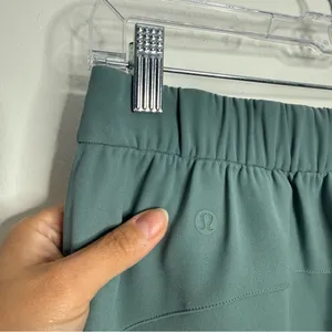 Lululemon‎ Dynamic Days Pant Travel Woven Tidewater Teal Size 26 Athleisure thumbnail 6