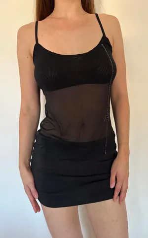 La Senza Sheer Mesh Sparkly Cami Top thumbnail 1