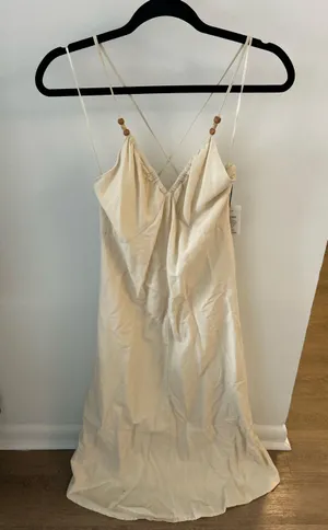 NWT tj maxx tan maxi dress thumbnail 1