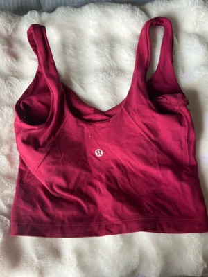 Lululemon Align Tank Top Maroon thumbnail 2