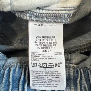 Gap Paperbag Light Wash‎ Pull On Mom Jeans High Rise thumbnail 5