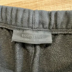 Unisex Essentials Fear of God Black Sweatpants - S thumbnail 6