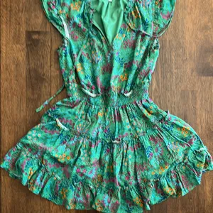 Sugar Lips XS Green Ruffled Dress thumbnail 1