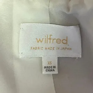 Aritzia Wilfred Timbre Tan Cream Sleeveless Snap Moto Vest Coat Jacket Size XS thumbnail 5