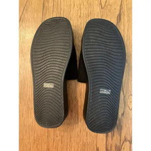 Athlefit Women’s Black Slip-On Slide Wedge Sandals US 9 thumbnail 6