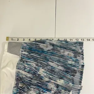 Lululemon Time‎ To Shine Skirt Skort Size 10 Blurry Belle Battleship Stripe thumbnail 9