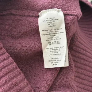 Eddie Bauer Womens Plum Purple Quarter Zip Pullover Sweater Large Wool‎ Blend thumbnail 6