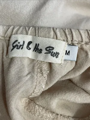 Girl & the Sun Tassel-Trim Mini Slip Dress in Cream thumbnail 4