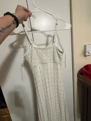 Hollister Crochet Dress Midi thumbnail 4