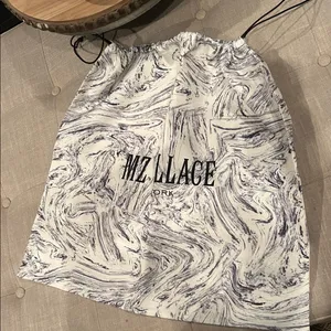 MZ Wallace New York Blue/White Purse Dust Bag Drawstring LARGE 20" X 22" NEW‎ thumbnail 5