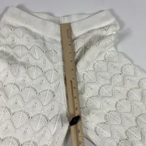 Marine Layer Pants Womens‎ XS White Crochet Knit Wide Leg Pull On Summer Lounge thumbnail 6