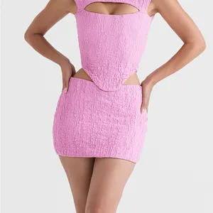House of CB Angel Pink Mini Skirt thumbnail 1