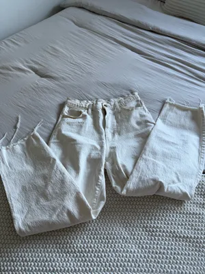 Straight jeans size 4 White thumbnail 3