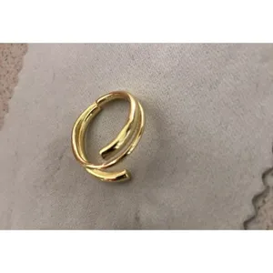 *NEW Coil‎ Ring Gold Plated Sterling Silver thumbnail 10