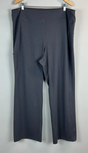 Duluth Trading NoGA‎ Classic Relaxed Leg Pants XXL x 31 Bootcut Gray Athleisure thumbnail 1