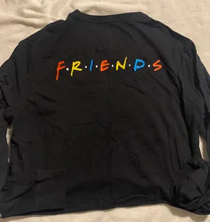 Long Sleeve Crop Top “FRIENDS” The Television Series Shirt Size Smal thumbnail 5