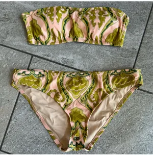 Pink And Green Paisley Jcrew Bikini thumbnail 2