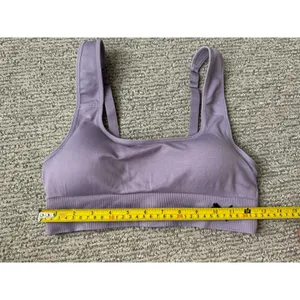 Puma Womens Seamless Sports Bra‎ Lavender Purple Adjustable Straps Size Medium thumbnail 4