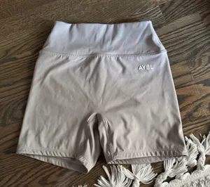 Aybl courtside 5” shorts activewear workout bottoms mocha small thumbnail 1