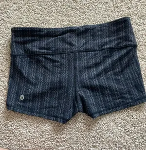 Black Lululemon spandex shorts thumbnail 1