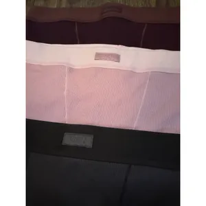 SKIMS Cotton Rib Boxer 3-Pack Womens Sz S Pink Burgundy Brown NEW thumbnail 2