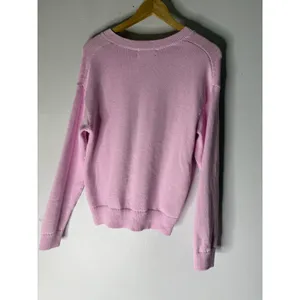 Banana‎ republic v neck cotton blend knit sweater pink size medium thumbnail 2