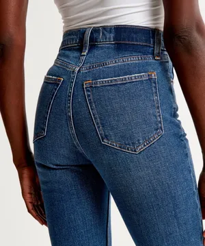 Abercrombie The Ankle Straight Ultra High Rise thumbnail 7