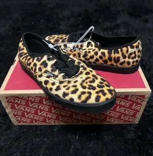 VANS animal print leopard lace up shoes sneakers women’s 7.5 new thumbnail 7