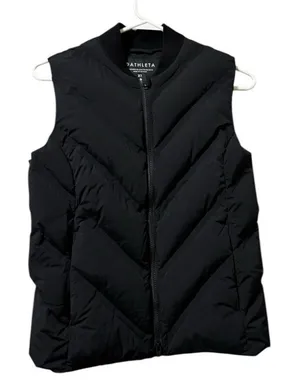 Athleta‎ Inlet Vest Goose Down Black Size XS Preppy Athleisure Athletic Puffer thumbnail 1
