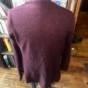 41 Hawthorn Stitchfix burgundy luxe cashmere cardigan sweater thumbnail 2