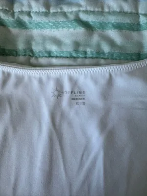 White aerie OFFLINE square neck double lined top thumbnail 2