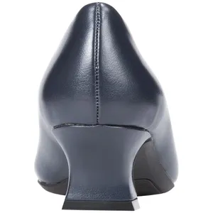 NWT Easy Street Womens Waive Dress Pump Block Heel WAIVE New Navy Blue 9.5M thumbnail 3
