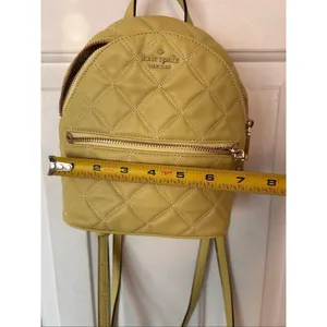 Kate Spade New York Natalia convertible backpack handbag mini Frosty Lime thumbnail 7