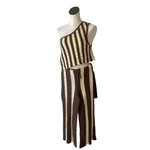 NEW Women Free- est by Free People Joan Fauxchet 2 PCS Set Striped thumbnail 7