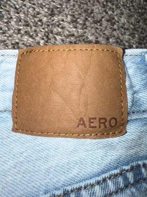 Aeropostale 90's Baggy Light Blue Straight Leg Jeans thumbnail 6