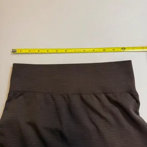 Chances R Women Cocoa Brown Seamless High‎ Waisted Ribbed L Waistband Leggings thumbnail 6