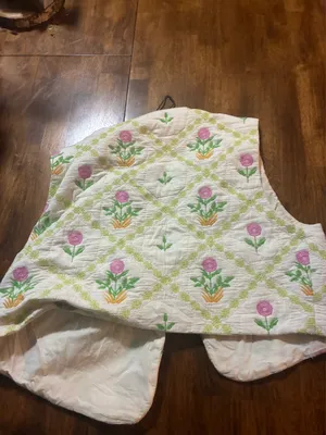 Zara Embroidered Floral Vest thumbnail 7