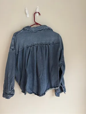 Washed Blue Women’s Button thumbnail 3