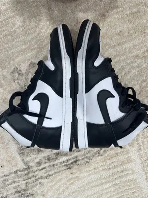 Nike Black and White High-Top Sneakers thumbnail 3
