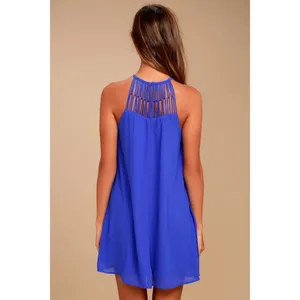 Lulus Tell Me Royal Blue Swing Dress thumbnail 3