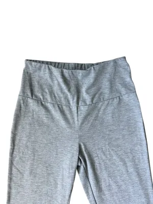 Shein light gray stretchy yoga style pull on pants women's size XS thumbnail 3
