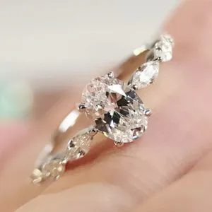 Gorgeous White Sapphire 925 Sterling Silver thumbnail 1