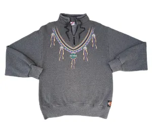 Rare Vintage 80s Harley Davidson Southwestern Grey Las Vegas Graphic Sweatshirt thumbnail 1