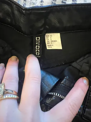 Divided High Waisted “Leather” Shorts thumbnail 4